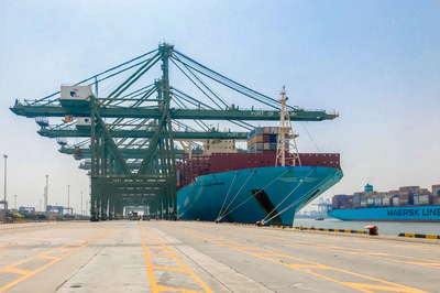 一批國(guó)產(chǎn)防疫物資出口歐洲 天津港助力運(yùn)輸暢通